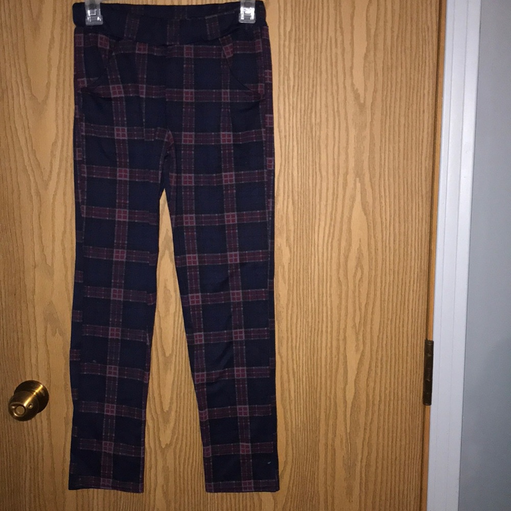 plaid pants